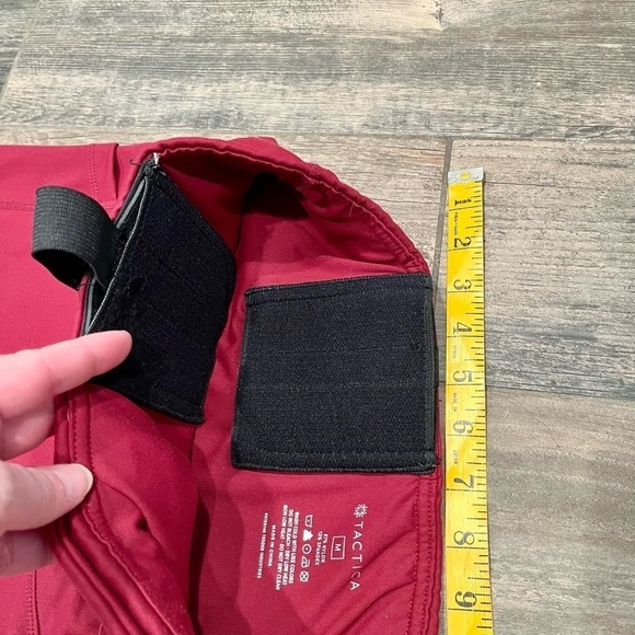 Tactica Defense Fashion Conceal Carry Leggings pant Women's Size Medium Merlot - Picture 4 of 11